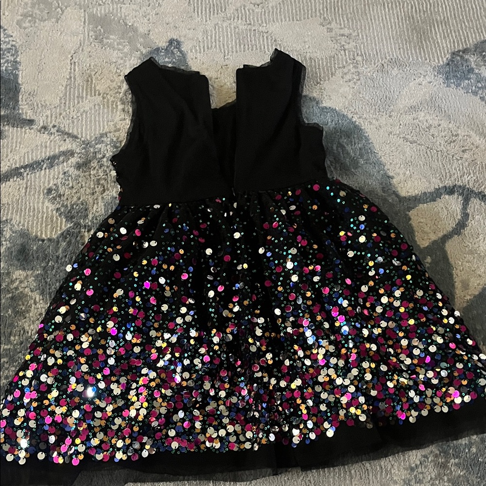 Cat & Jack Multicolor Sequin Kids Formal Dress - Picture 3 of 5